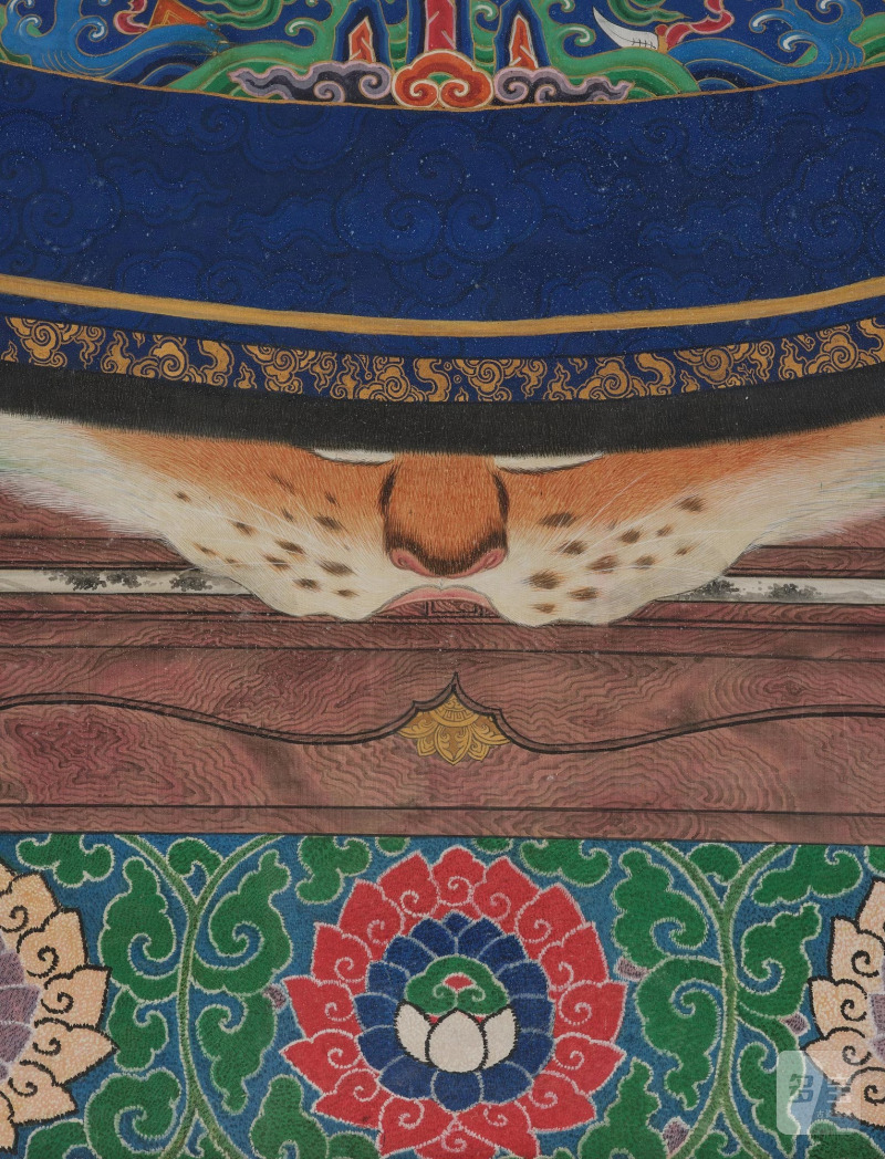 An Ancestral painting of a Manchu bannerman, - 图8
